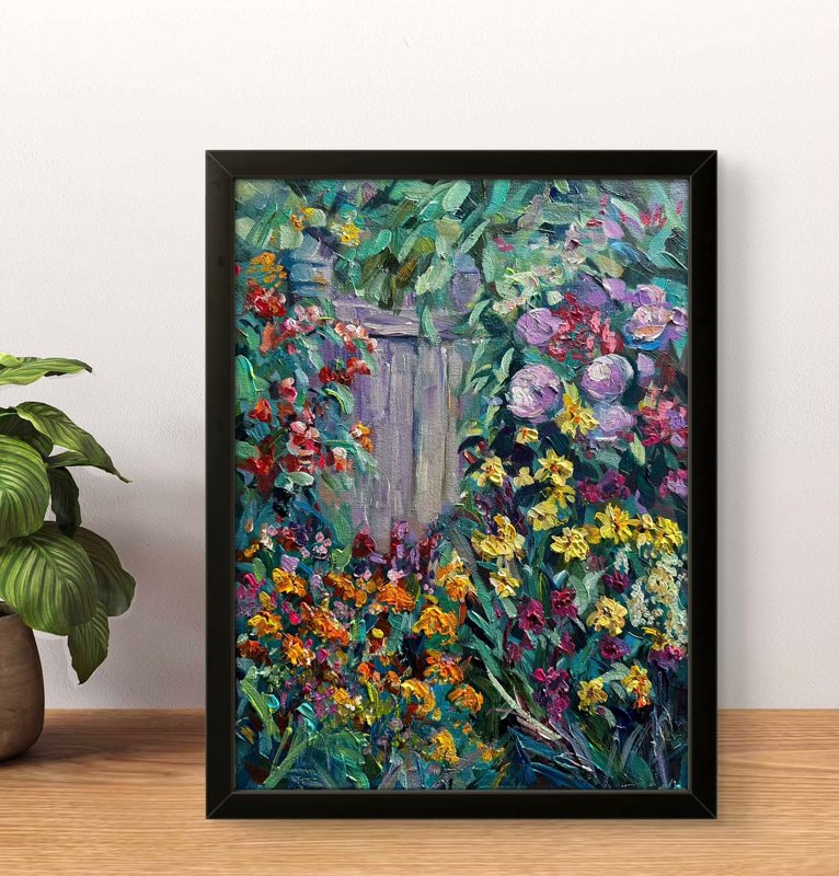 Garden 2 Acrylic On Canvas 12X16
